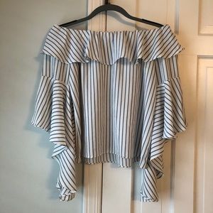 off the shoulder blouse